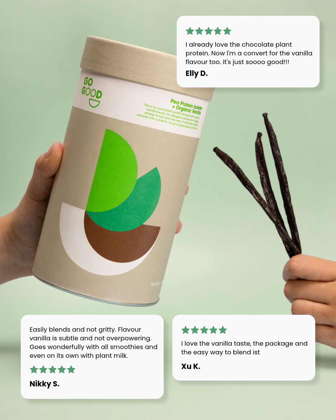 Plant Protein Isolate + Organic Vanilla