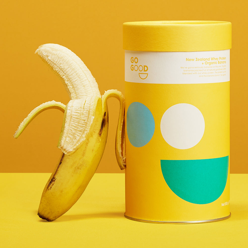 
            
                Load image into Gallery viewer, Whey Protein Powder + Organic Banana
            
        